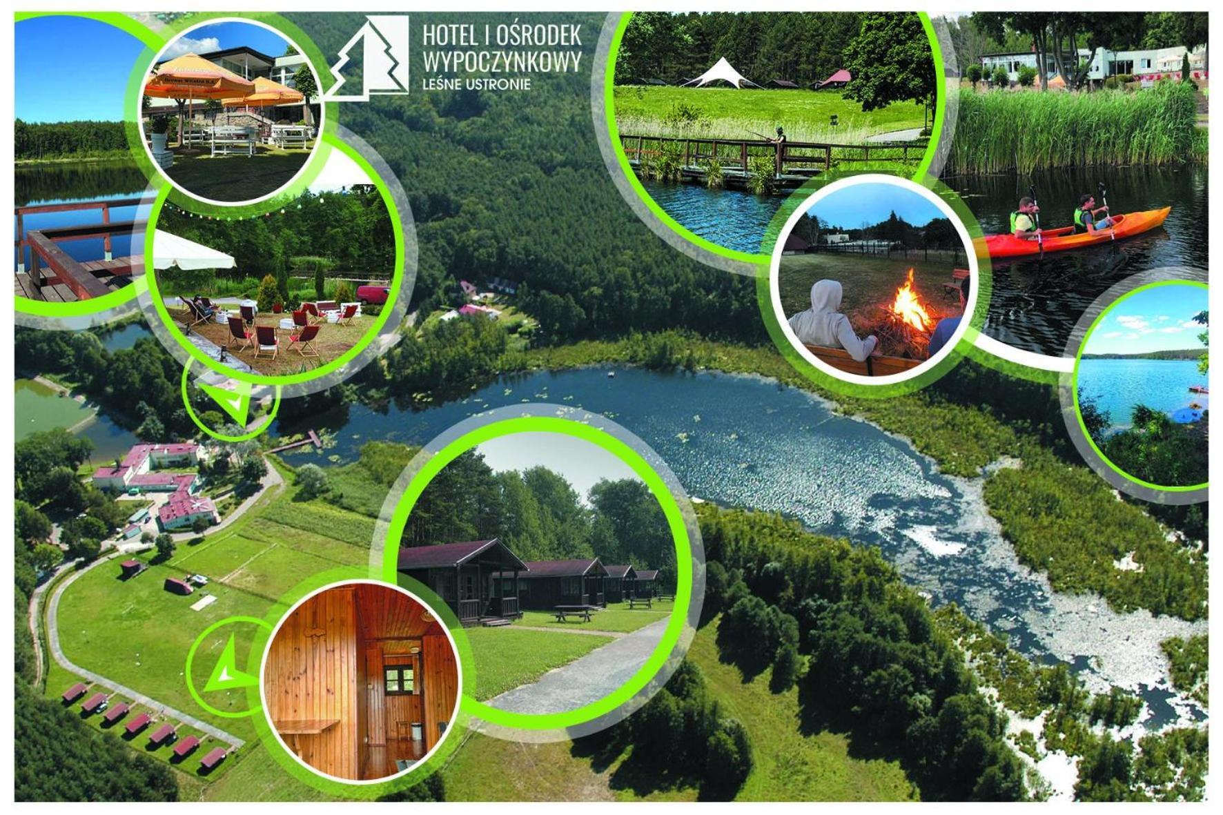 Hotel Camping Lesne Ustronie Witnica Exterior foto